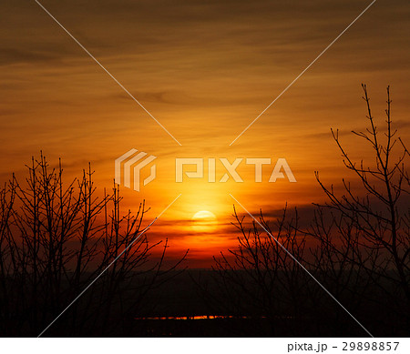 Dramatic landscape sunset Dramatic landscape sunset 29898857