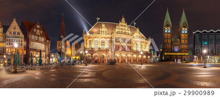 Ancient Bremen Market Square in Bremen, Germany 29900989