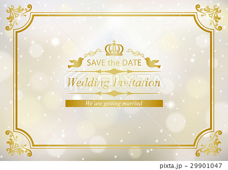 結婚式の招待状の画像素材 ピクスタ