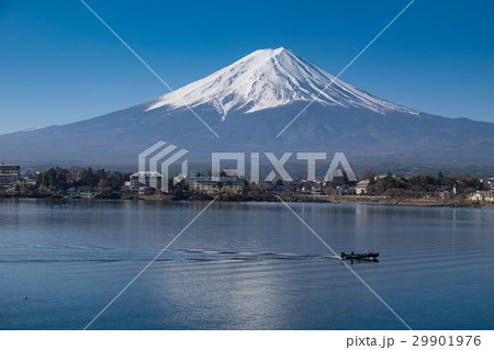 河口湖と富士山 29901976