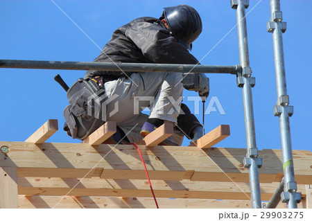住宅の上棟 29903275