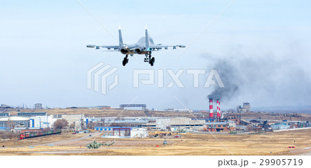 Military jet in the air 29905719