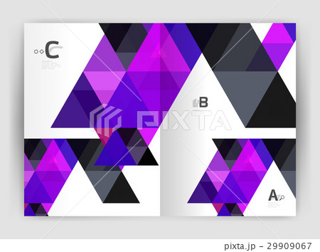 Modern business brochure or leaflet print cover 29909067