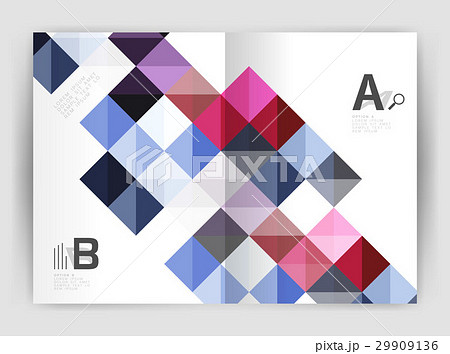 Minimalistic square brochure or leaflet business 29909136