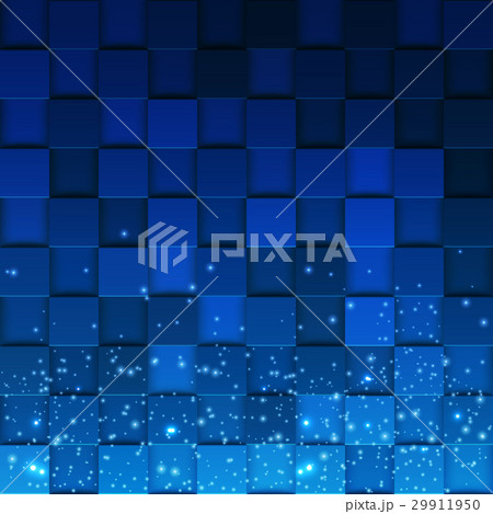 square mosaic 3d. Vintage colorful texture. Vector 29911950