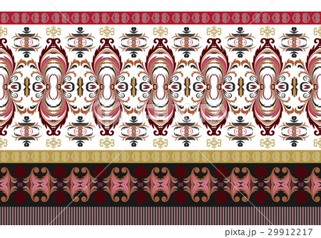 Vector horizontal seamless border. Beautiful Vector horizontal seamless border. Beautiful 29912217