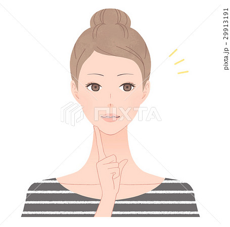 気付く女性 29913191