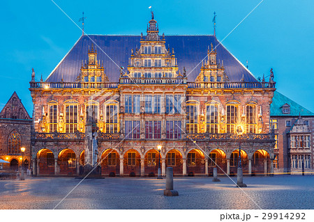 City Hall on Market Square in Bremen, Germany 29914292