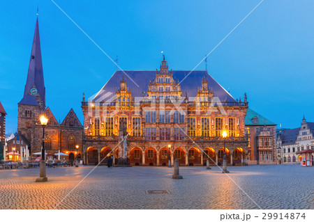 Ancient Bremen Market Square in Bremen, Germany 29914874