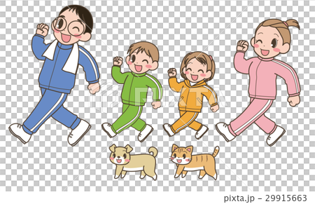 和家人一起散步 29915663