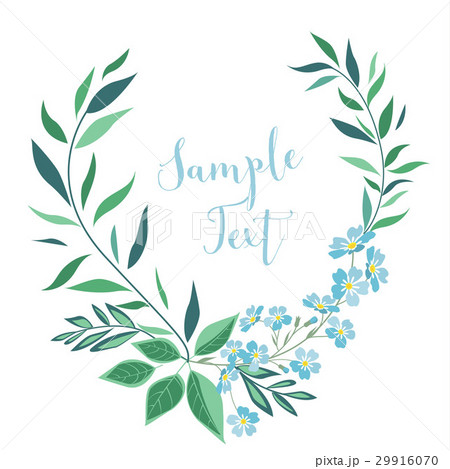 Decoration leaves and flowers Decoration leaves and flowers 29916070