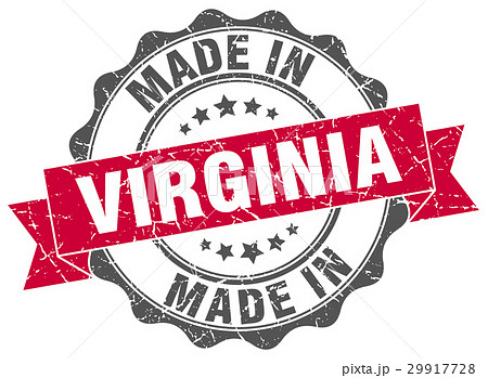 made in Virginia round seal made in Virginia round seal 29917728