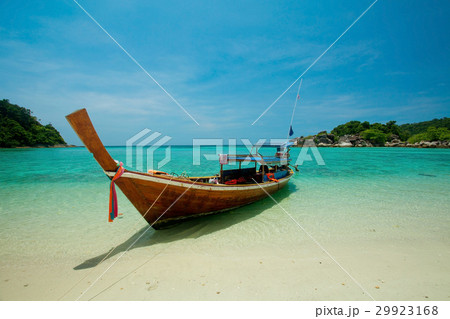 One boat on the sea 29923168