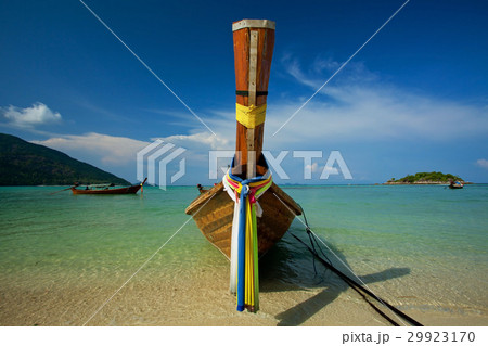 One boat on the sea 29923170