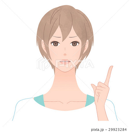 厳しい表情の女性 厳しい表情の女性 29923284