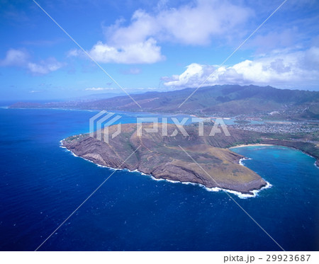 オアフ島の空撮 ハワイ オアフ島の空撮 ハワイ 29923687