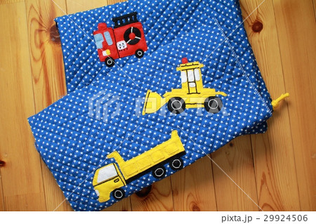 入園入学準備　男の子用バッグの手作りアップリケ 29924506