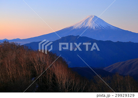南大菩薩・大蔵高丸から見る未明の富士山 29929329