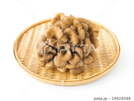 マイタケ　キノコ　舞茸ダイエット　竹ザル 29929398
