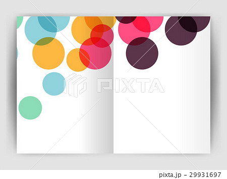 Abstract circles, annual report covers. Modern 29931697