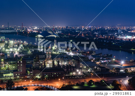 四日市コンビナート 工場夜景 四日市コンビナート 工場夜景 29931861
