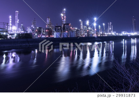 四日市コンビナート 工場夜景 四日市コンビナート 工場夜景 29931873