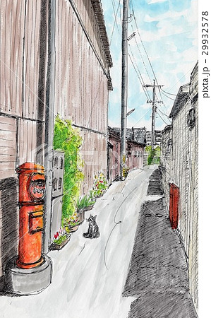 路地のポスト 29932578