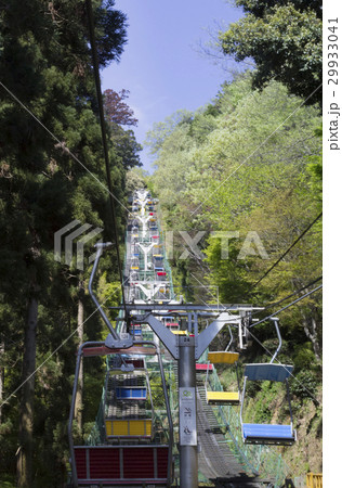 リフト　新緑の高尾山 29933041