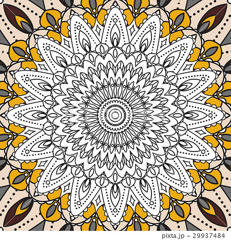 Printable antistress coloring book page for adults 29937484