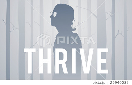 Be Better Thrive Life Goes Onのイラスト素材