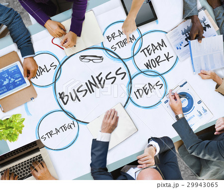 Business Team Meeting Brainstorming Planning Concept Business Team Meeting Brainstorming Planning Concept 29943065