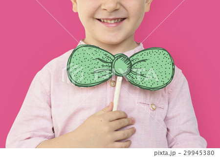 Little Boy Smiling Happiness Playful Bow tie 29945380