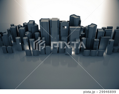 Abstract city for background,dark city,night city. 29946899