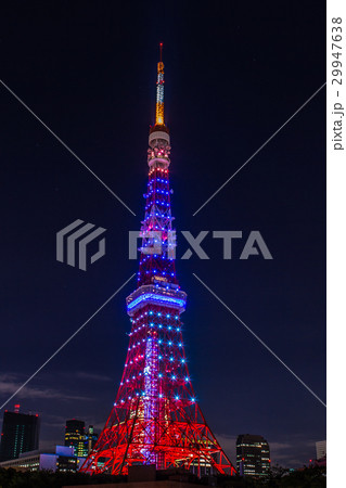 東京タワー　「リオ五輪　金メダル」ライトアップ 29947638