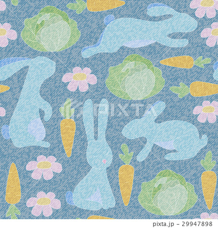 Vector Denim floral seamless pattern. Jeans Vector Denim floral seamless pattern. Jeans 29947898