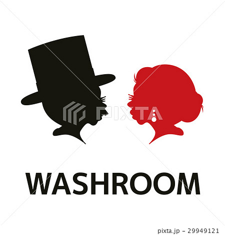 トイレマーク　washroom-03 29949121