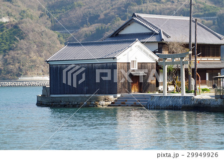 御手洗の雁木と蔵 29949926