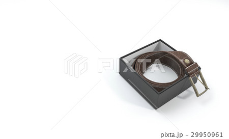 nice brown leather belt in the box 29950961