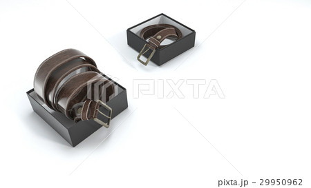 brown leather belt in the box 29950962