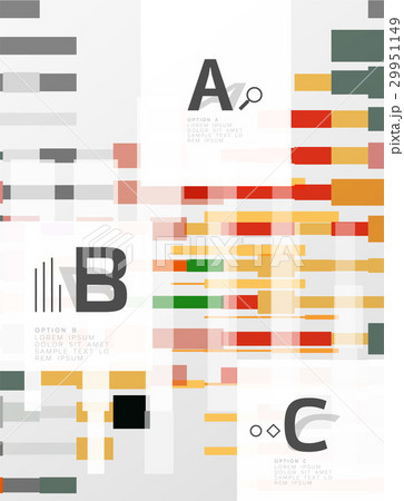 Abstract geometrical texture with infographic 29951149