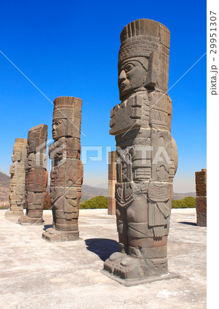 Toltec Atlantes, Tula de Allende, Hidalgo, Mexico 29951307