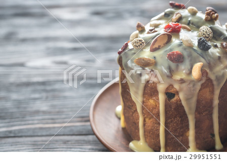 Homemade panettone close up 29951551