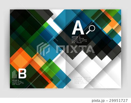 Square design corporate business flyer 29951727