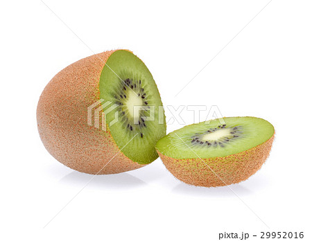Kiwi slices isolated on white background. 29952016