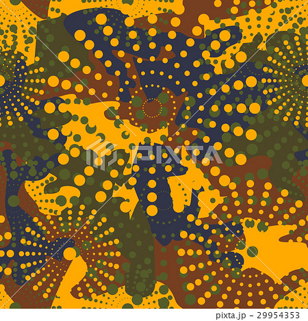 Camouflage and halftone pattern background   29954353