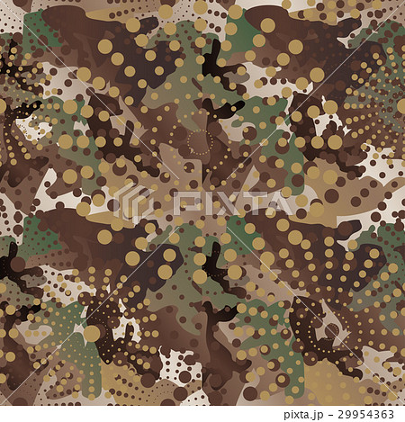 Camouflage and halftone pattern background   29954363