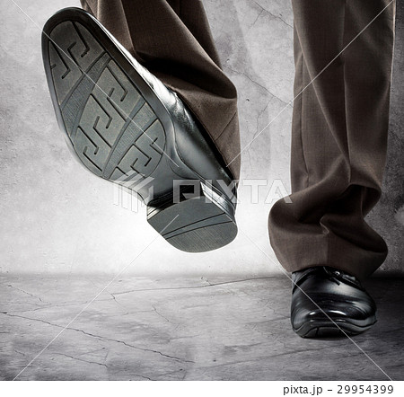 Close-up of legs of businessman 29954399