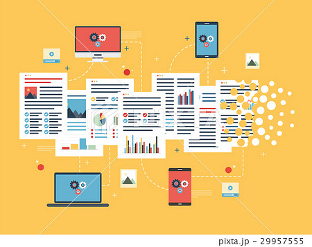 Laptop, computer and mobile phone deleting archive 29957555