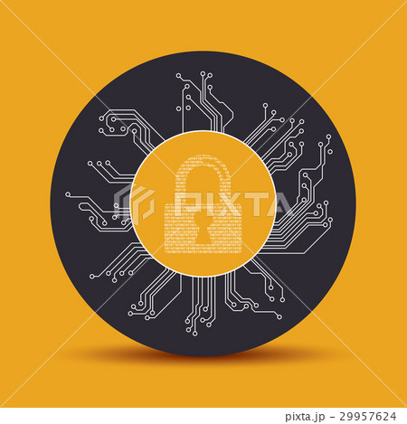 Cyber security design vector 29957624