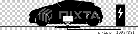 ワイヤレス給電_イラスト 29957881